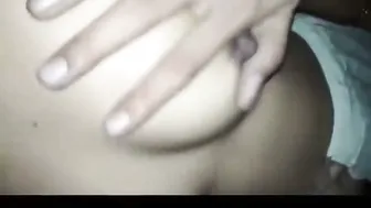 Indian GF Getting Her Perky Boobs Pressed By Lover