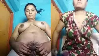 Village Girl Making Selfie Video Fingering Her Tight Pussy