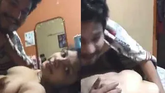 Indian Couple Recording Themselves Getting Intimate On Mobile