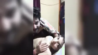 Indian Couple Recording Themselves Getting Intimate On Mobile
