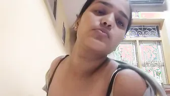 Indian GF Slowly Undressing Showing Her Body At Home