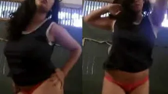Hot Desi Babe Dancing Naked And Teasing In Sexy Private Clip