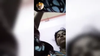 Horny GF Flashing Tits And Fingering Pussy On Video Call