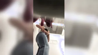 Naughty Babe Caught Changing In Fitting Room Showing Body