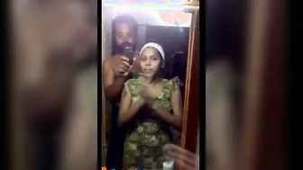 Desi Wife Getting Dressed After Taking Her Morning Bath Alone