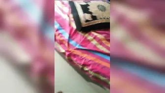 Indian Married Woman Getting Her Boobs Pressed During Romance