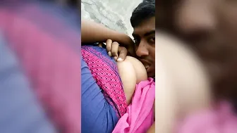 Indian GF Getting Her Perky Boobs Sucked By Boyfriend
