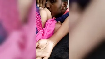 Indian GF Getting Her Perky Boobs Sucked By Boyfriend
