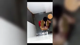 Desi Aunty Caught Pissing Outdoors Behind Her House Part Two