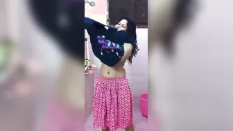 My GF Flashing Her Tits For Me In The Bathroom Mirror