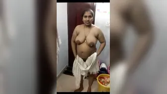 Watching My Indian Wife Soaping Her Curves After Hot Shower