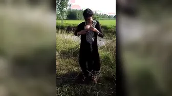 Adventurous Gf Flashing Outdoors Risking Getting Caught By Anyone