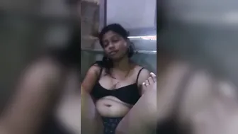 My GF Spreading Wide Showing Me How Wet She Is Already