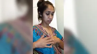 GF Squeezing Her Tits Begging For More Attention Again