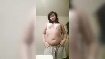 Cute Babe Slowly Undressing Revealing Perfect Body On Camera