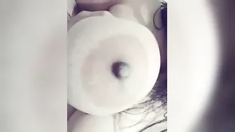 Busty Indian Babe Grabbing And Squeezing Her Huge Soft Boobs Hard