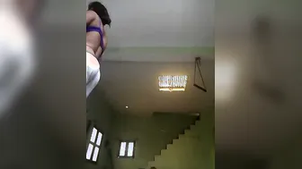 Young GF Recording Herself Naked In Mirror For Her Lover