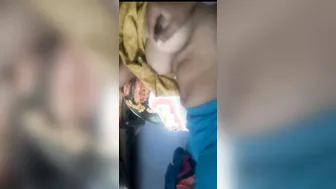 Horny Guy Sucking And Licking His GFs Big Soft Boobs Hard
