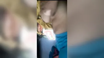 Horny Guy Sucking And Licking His GFs Big Soft Boobs Hard
