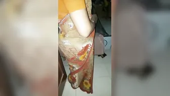 Married Aunty Getting Her Tits Pressed Hard By Her Young Lover