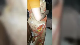 Married Aunty Getting Her Tits Pressed Hard By Her Young Lover