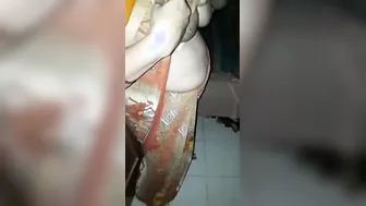 Married Aunty Getting Her Tits Pressed Hard By Her Young Lover