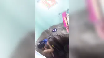 Young Desi Babe Getting Naked During Private Bath Time At Home