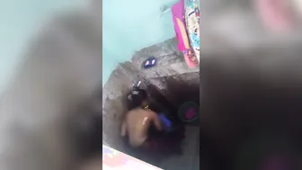 Young Desi Babe Getting Naked During Private Bath Time At Home