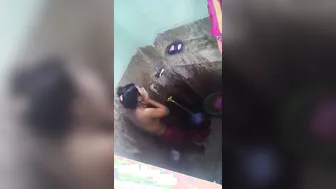 Young Desi Babe Getting Naked During Private Bath Time At Home