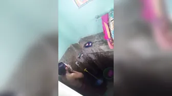 Young Desi Babe Getting Naked During Private Bath Time At Home