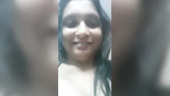 Horny Babe Sucking Her Own Big Tits Playing With Her Nipples