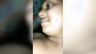 Indian Wife Posing Completely Nude While Hubby Records Her Body