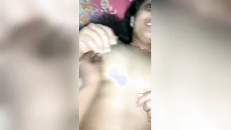 Indian Wife Posing Completely Nude While Hubby Records Her Body