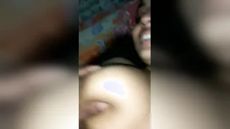 Indian Wife Posing Completely Nude While Hubby Records Her Body