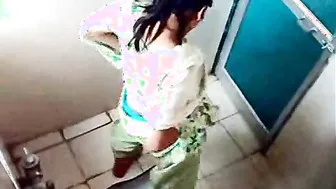 Naughty Desi Teen Bathing Alone Touching Herself In Bathroom