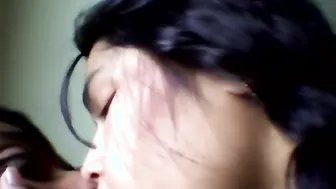 Indian Girl Kissing Her Lover Passionately Before Getting Fucked