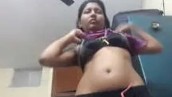 Cute Desi GF Stripping And Exposing Her Perky Tits