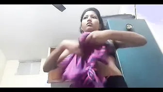 Cute Desi GF Stripping And Exposing Her Perky Tits