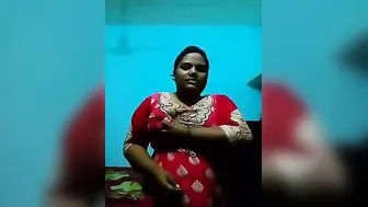 Mallu Wife Squeezing Her Heavy Boobs Alone At Home For Me