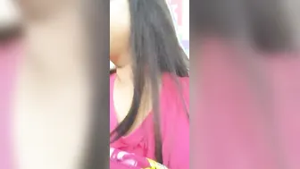 My GF Showing Off Her Tits In Sexy Bra For Me
