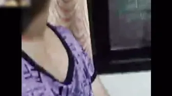 Village Girl Flashing Her Hard Nipples During Our Video Call