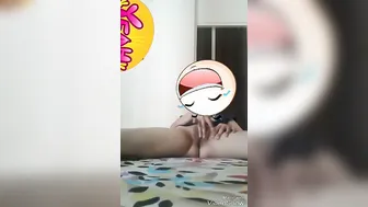Adorable GF Fingering Her Pussy On Selfie Cam For Me