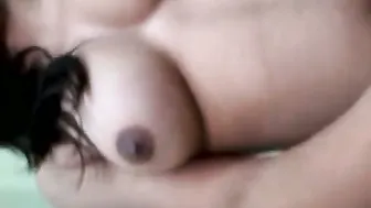 College Babe Exposing Her Boobs And Pussy In Hostel Room Alone