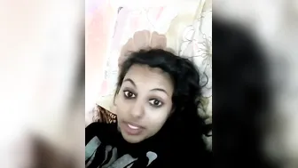 My GF Lifting Her Top And Showing Me Her Tits On Video