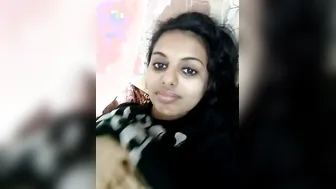 My GF Lifting Her Top And Showing Me Her Tits On Video