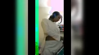 Desi College GF Slowly Stripping Naked In Her Bedroom