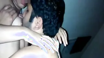 Bhabhi Letting Her Husband Suck On Her Big Natural Breasts