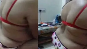 Horny Bhabhi Getting Ready To Take My Cock In Her Bedroom