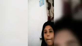 My Indian GF Flashing Her Big Natural Boobs For Me