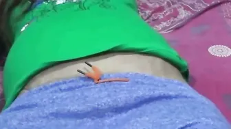 Married Bhabhi Fingering Her Wet Pussy While Squeezing Boobs